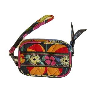 Vera Bradley Jazzy Blooms Card Case Wristlet